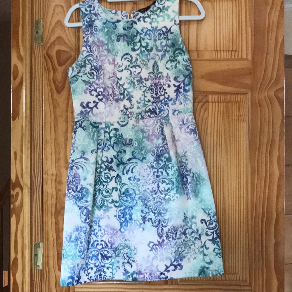 Mix color short cute dress!